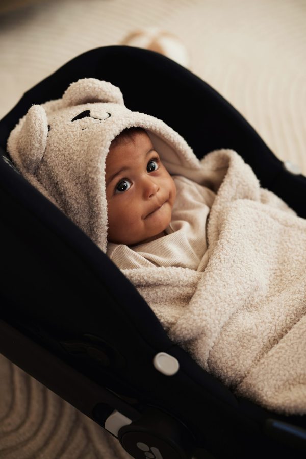 Wrap Blanket - Bear Boucle