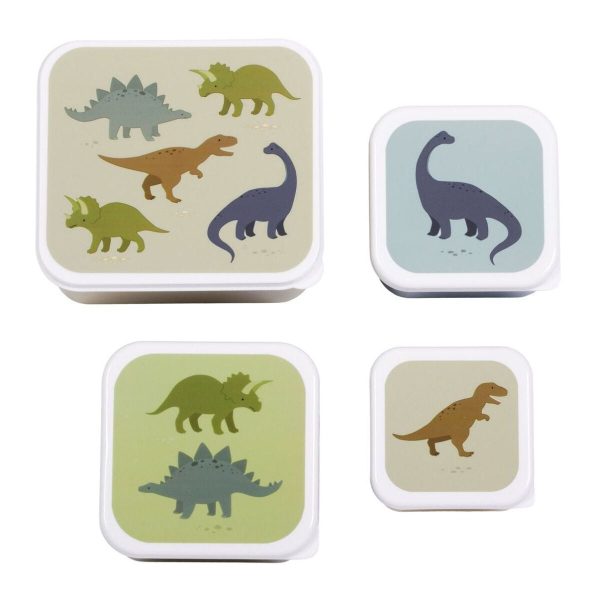 Lunch & snack box set - Dinosaurs