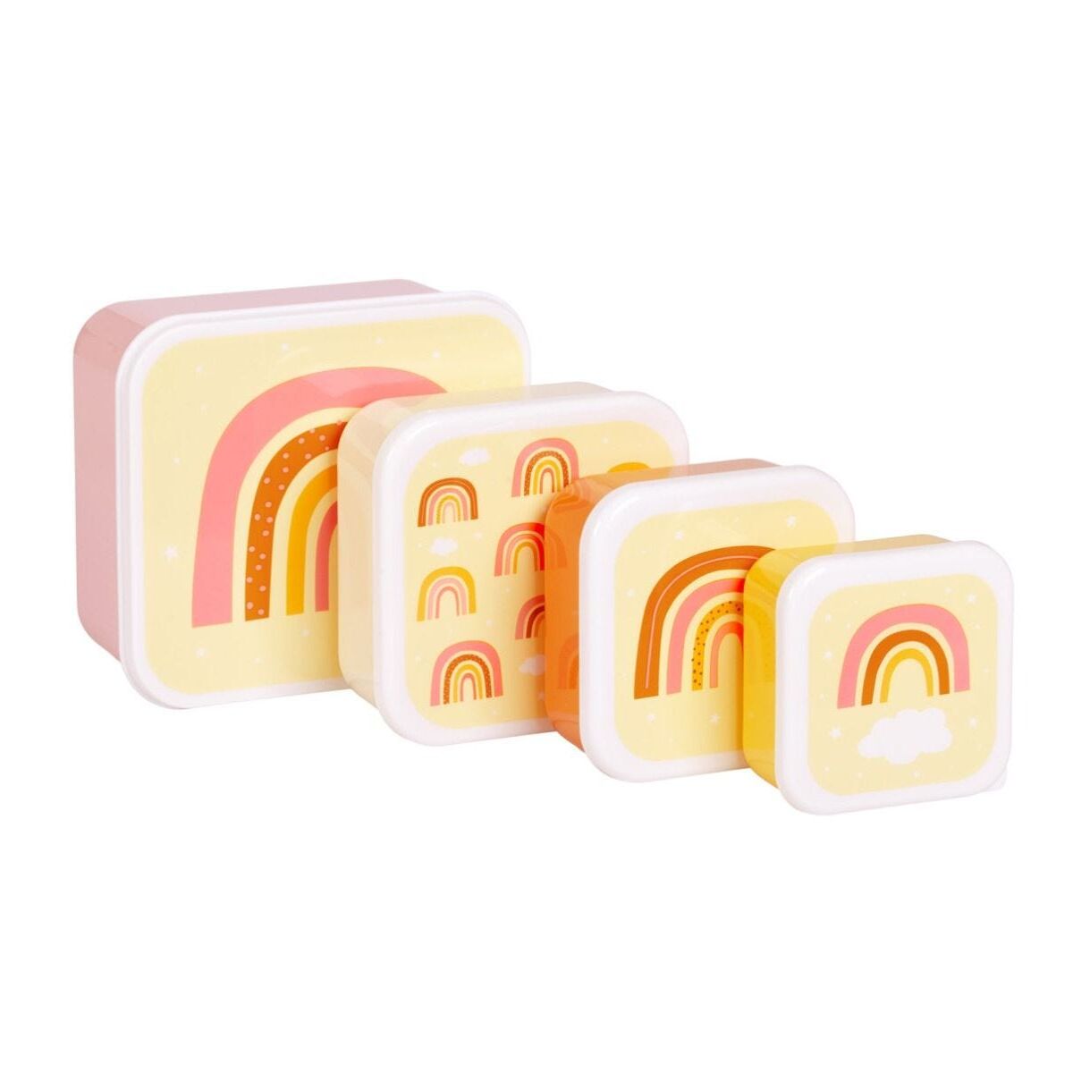 Lunch & snack box set - Rainbows - Image 4