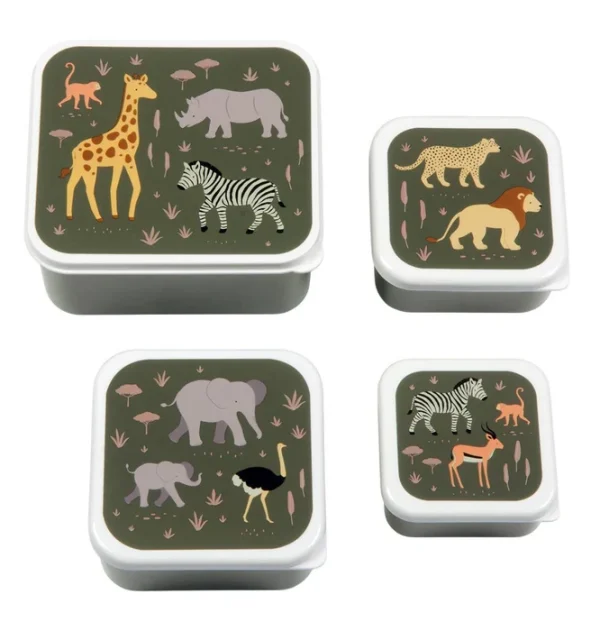 Lunch & snack box set - Savanna