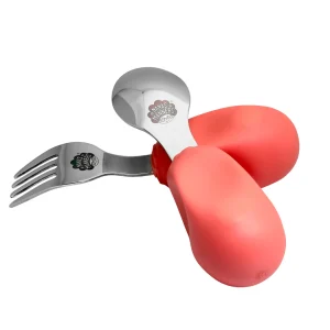 Stage 2 - Toddler Cutlery Set 12m+ - Blossom Pink