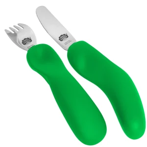 Stage 3 - Children's Cutlery 3-9 years - Green