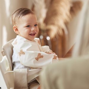 Bib Waterproof with sleeves - Teddy Bear