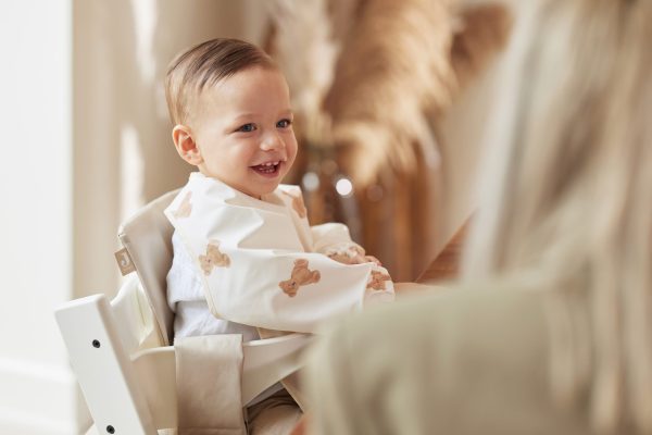 Bib Waterproof with sleeves - Teddy Bear