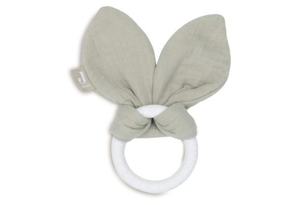Teething ring Bunny Ears - Olive green