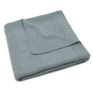 Blanket Cradle 75x100cm - Cozy knit Sea green
