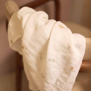 Cloth Muslin 70x70cm - Lovely birds (3-pack)