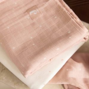 Cloth Muslin 70x70cm - Twinkling Wild rose (3-pack)