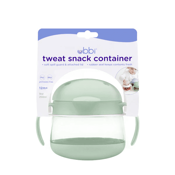 Ubbi Tritan Snack Cup - Sage - Image 8