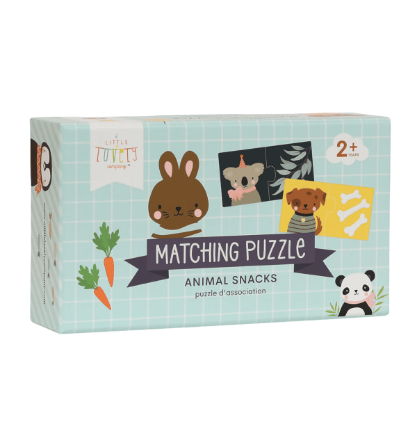 Matching puzzle - Animal snacks