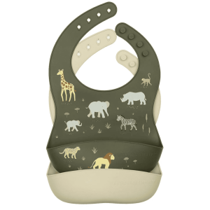 Silicone bibs - Savanna