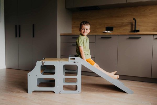PRE-ORDER - Foldable kitchen tower with slide