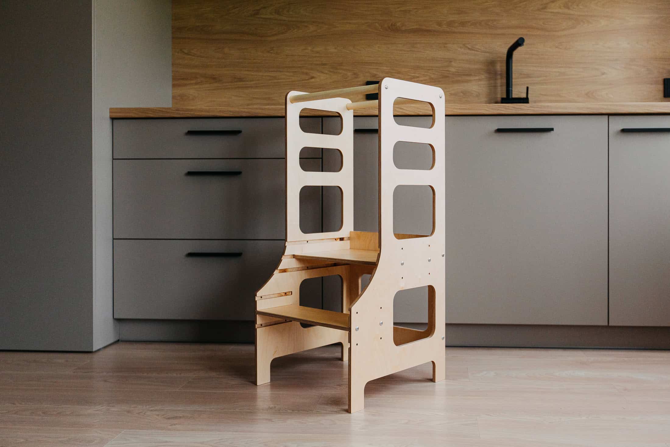 PRE-ORDER - Adjustable height kitchen tower - Image 12