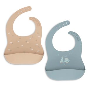 Silicone bibs - On the go