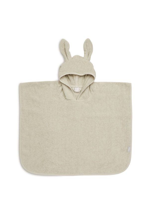 Bunny Ear Bath Poncho - Nougat