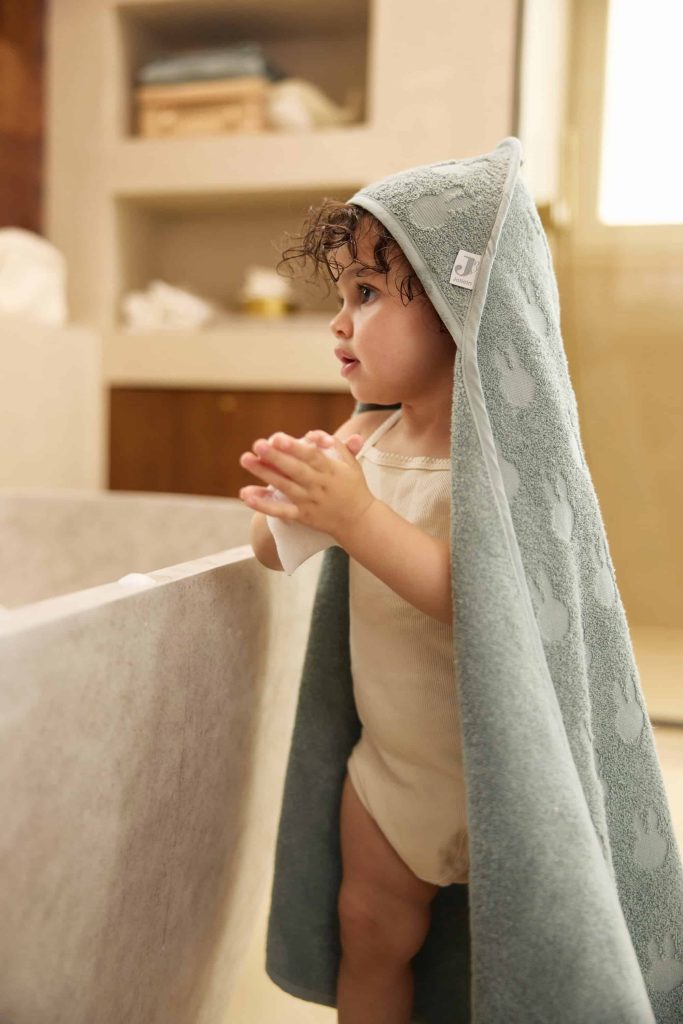 Miffy Bathcape Terry 75x75cm - Sea green