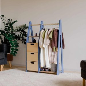 PRE-ORDER - Clothing Rack with drawers
