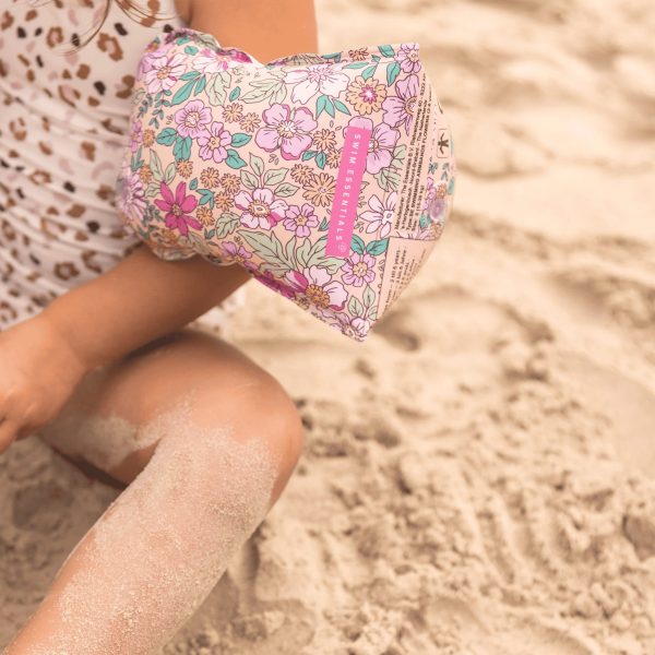 Swimming Armbands 2-6 years - Pink blossom
