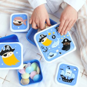 Lunch & snack box set - Pirates