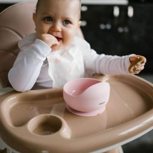 Silicone Suction Bowl pink