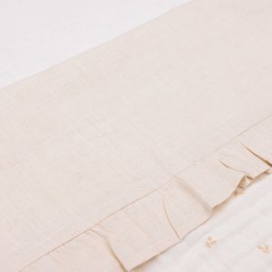 Flat Sheet – Ruffle Natural