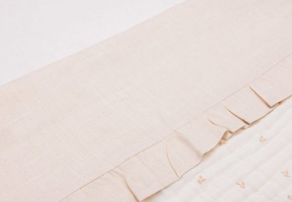 Flat Sheet – Ruffle Natural