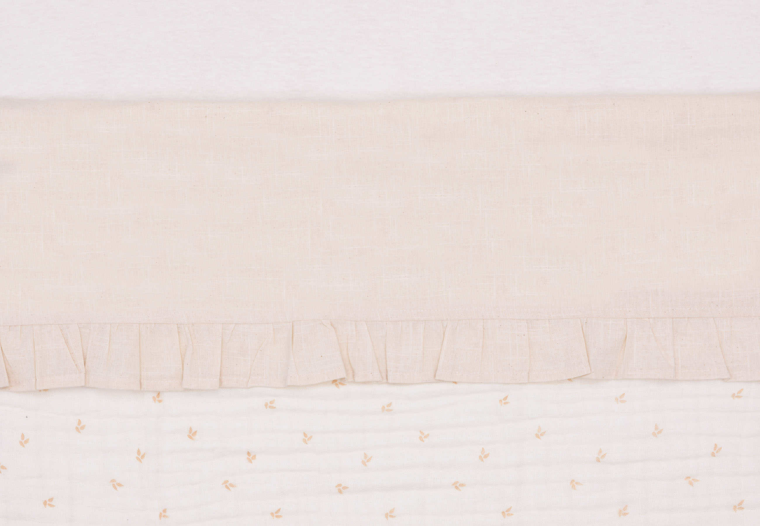 Flat Sheet – Ruffle Natural - Image 6