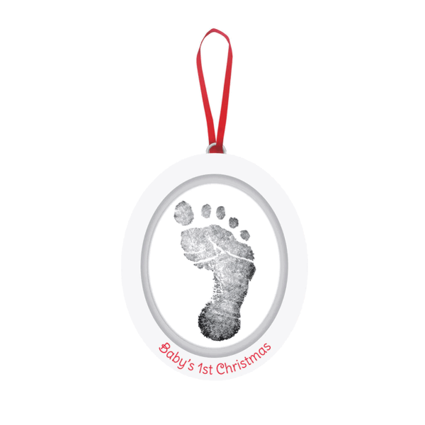 Pearhead Babyprints Photo Ornament - White