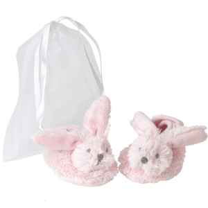 Rabbit Richie Slippers in organza bag- Pink