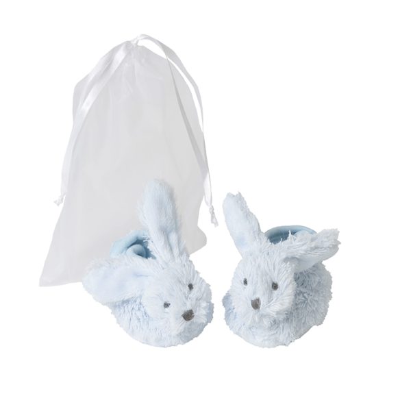 Rabbit Richie Slippers in organza bag- Blue