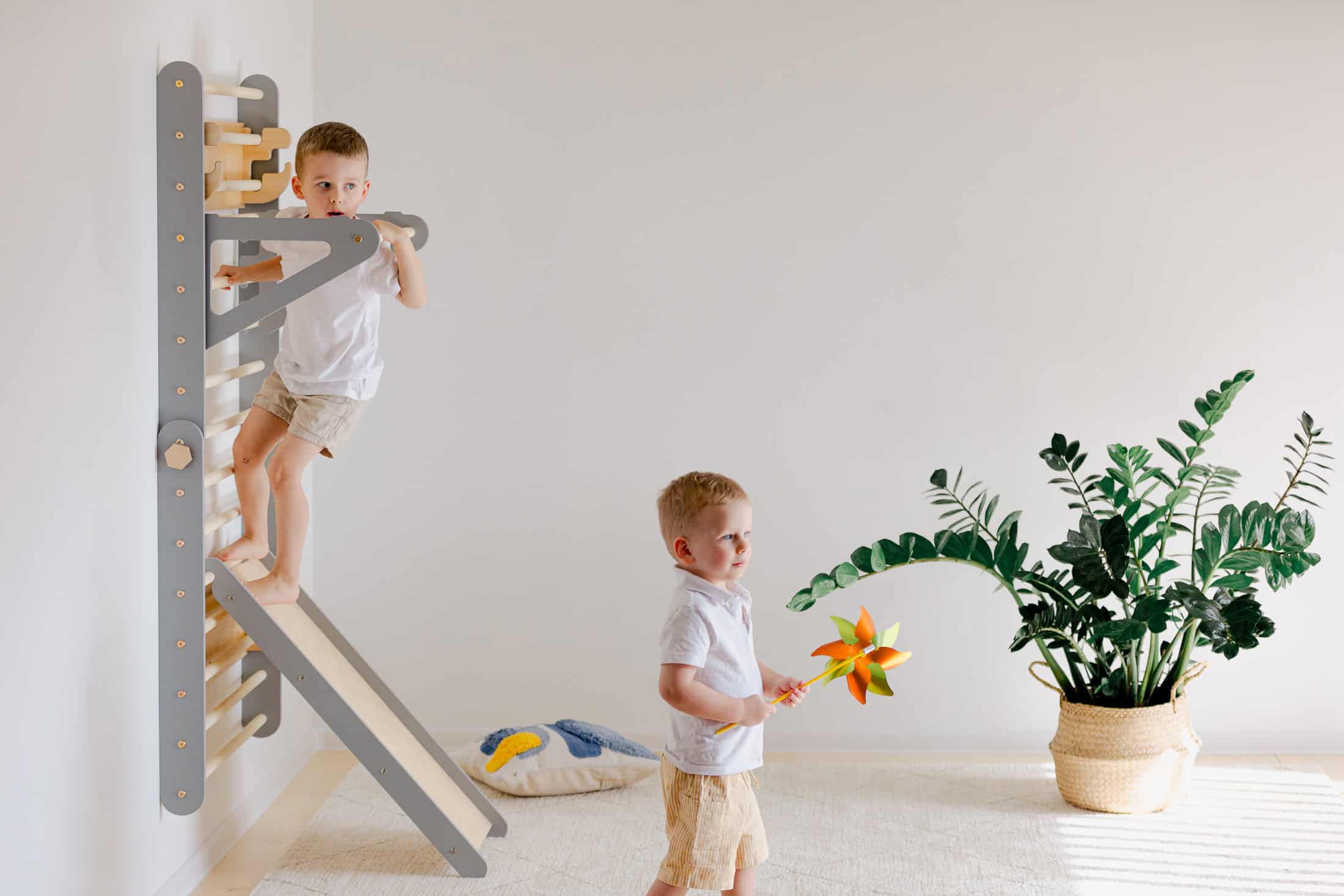 PRE-ORDER - Climbing triangle wall set with slide - Image 12