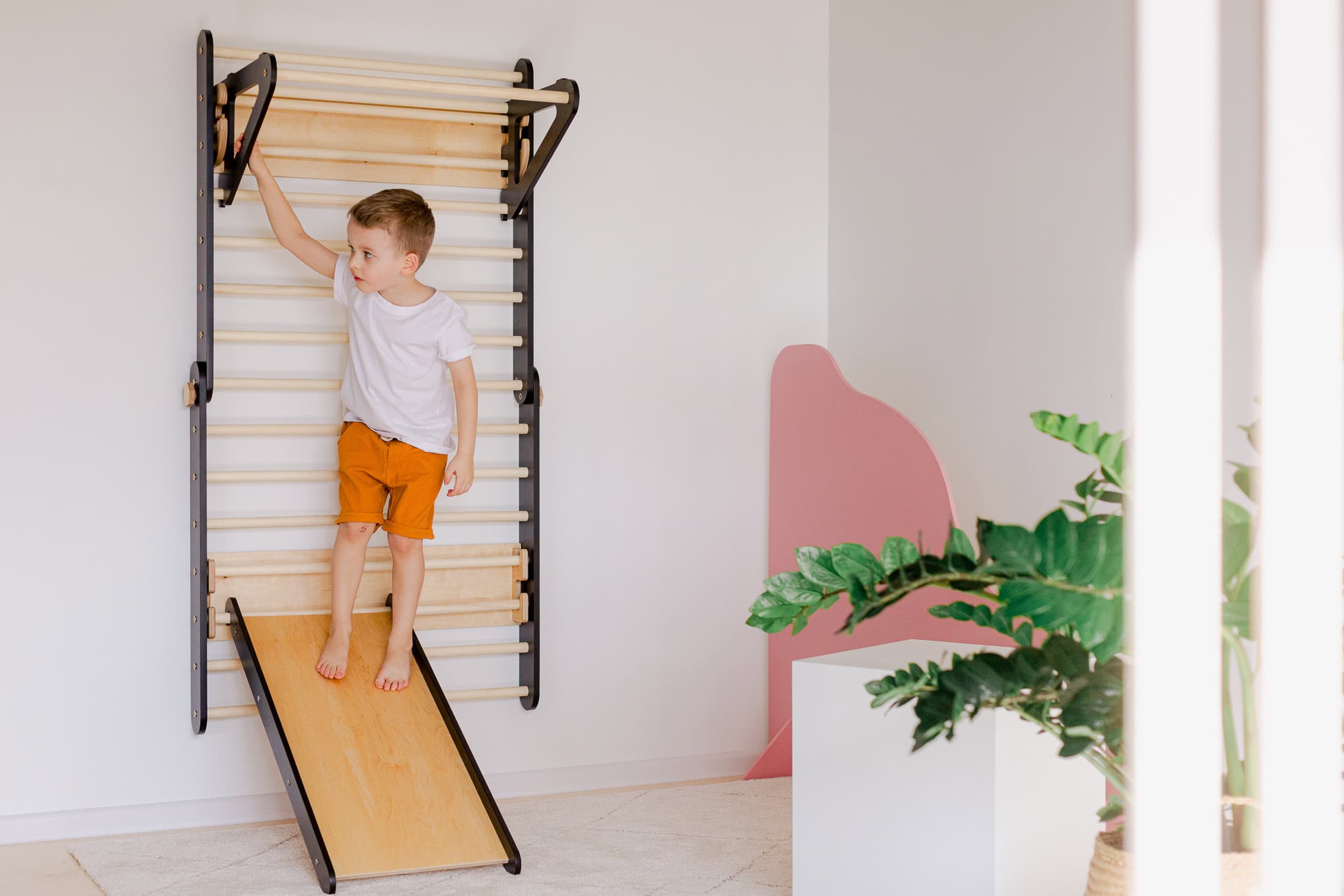 PRE-ORDER - Climbing triangle wall set with slide - Image 8