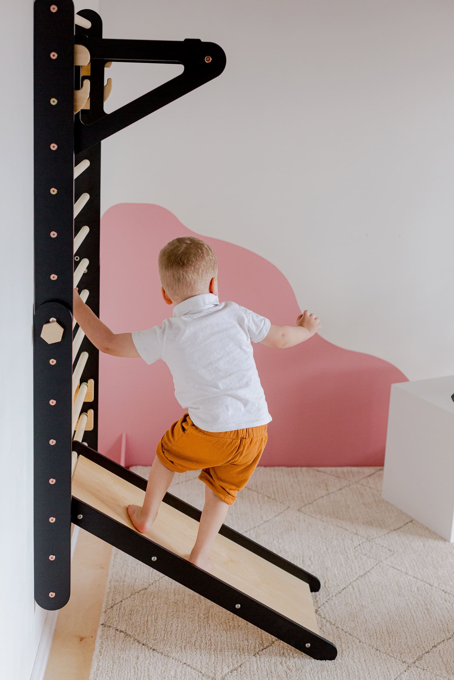 PRE-ORDER - Climbing triangle wall set with slide - Image 7