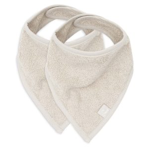 Terry Bandana Bib - Nougat (2 pack)