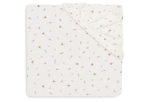 Fitted Sheet 70x140 cm - Pretty Picnic Flower Drops