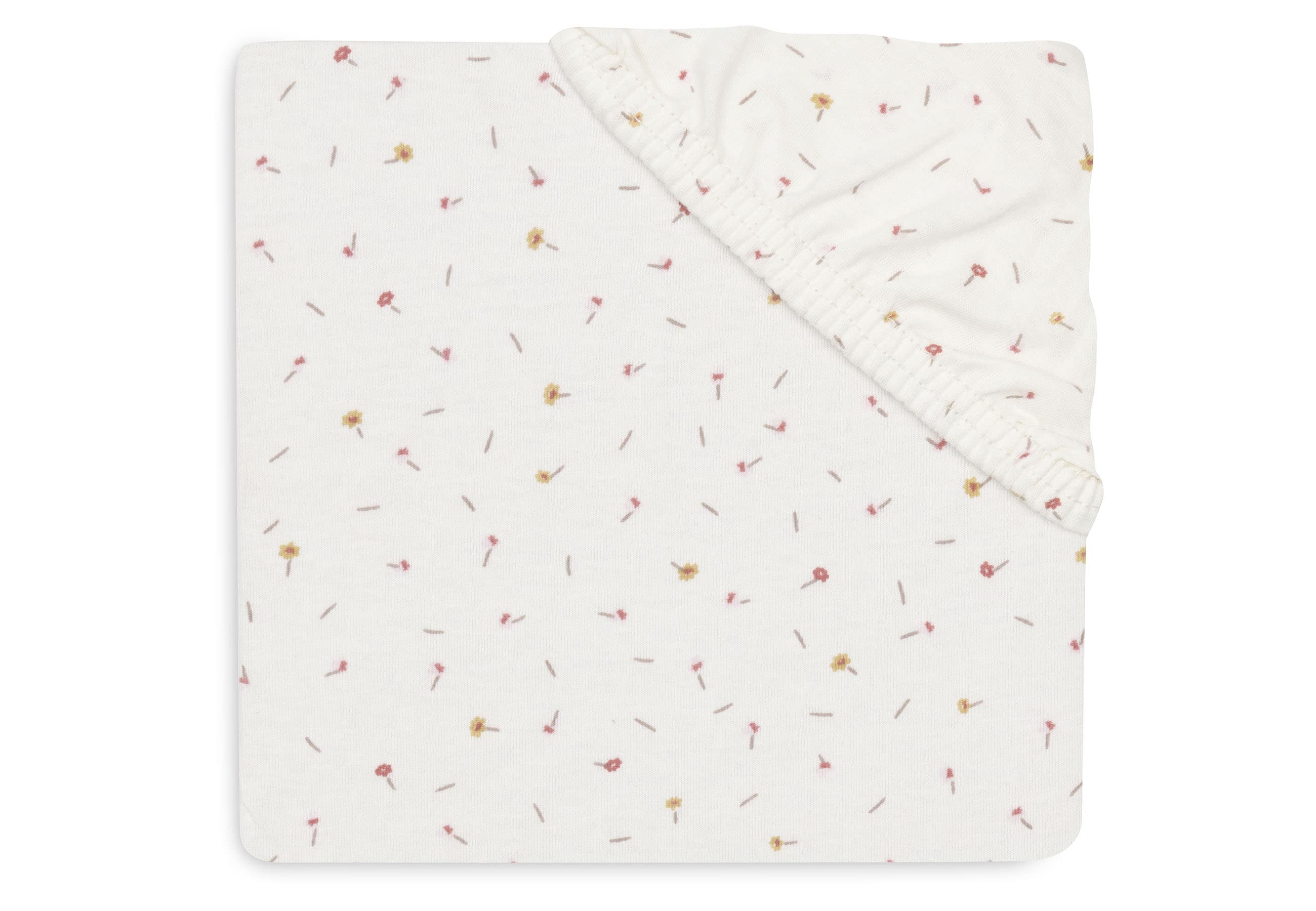 Fitted Sheet 70x140 cm - Pretty Picnic Flower Drops