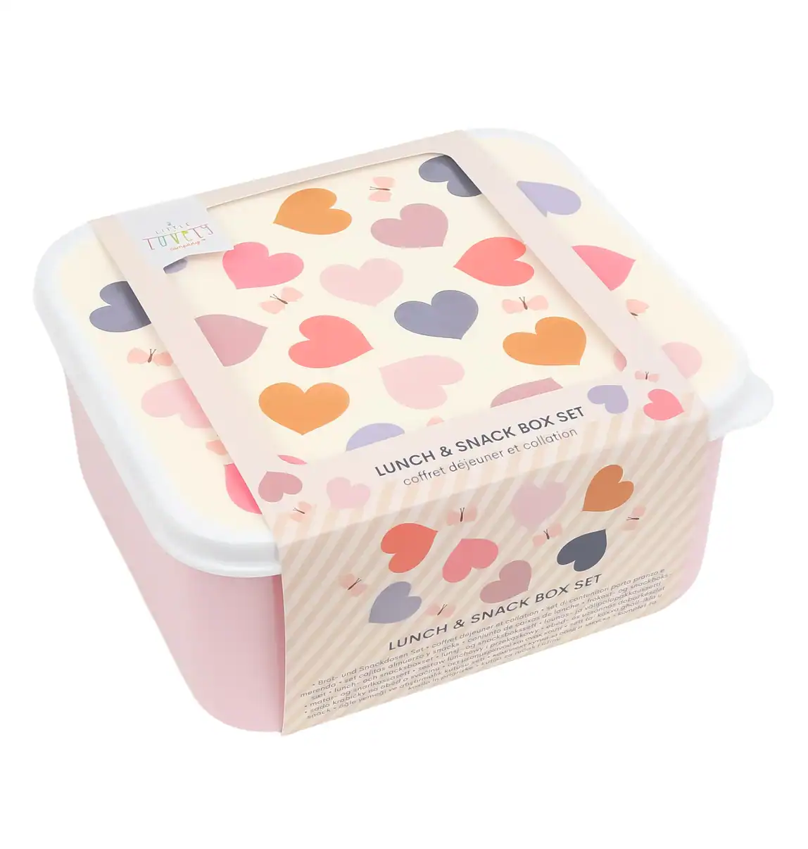 Lunch & snack box set - Hearts - Image 6