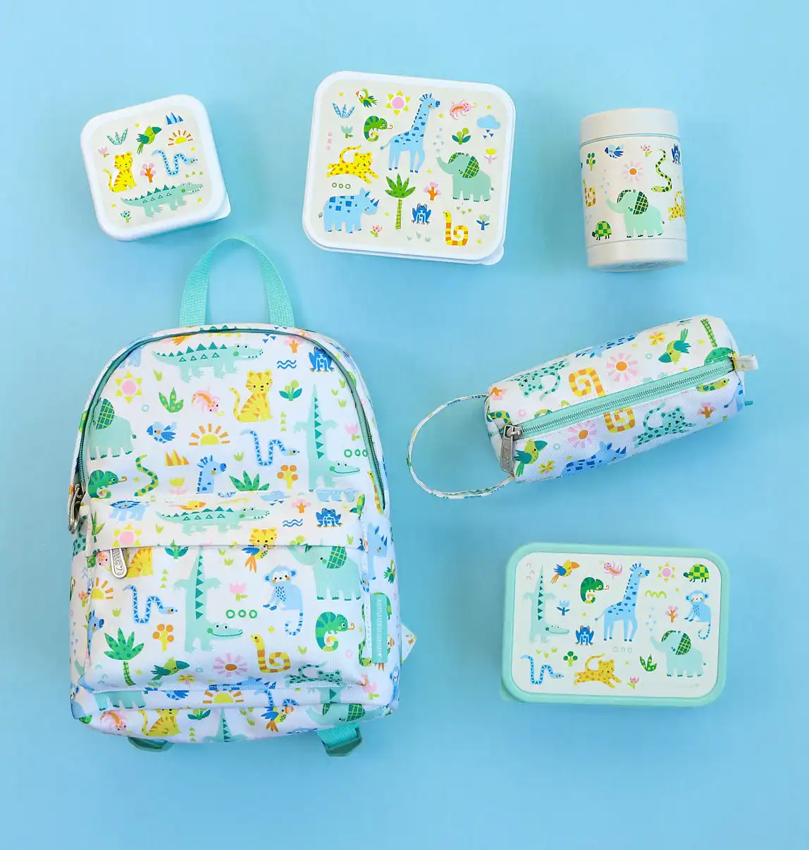 Lunch & snack box set - Jungle - Image 3