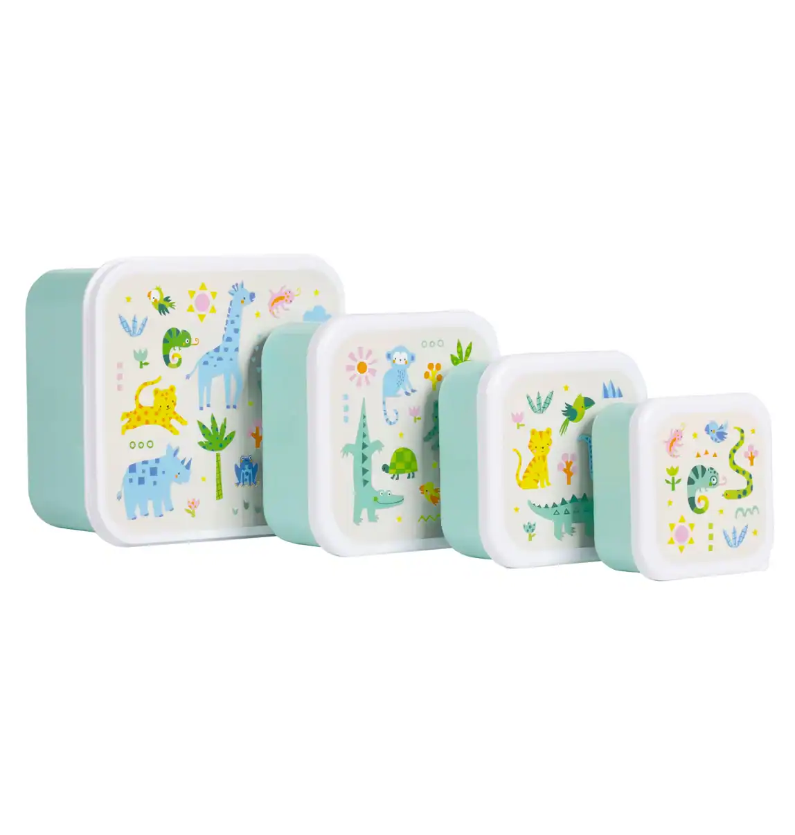 Lunch & snack box set - Jungle - Image 5