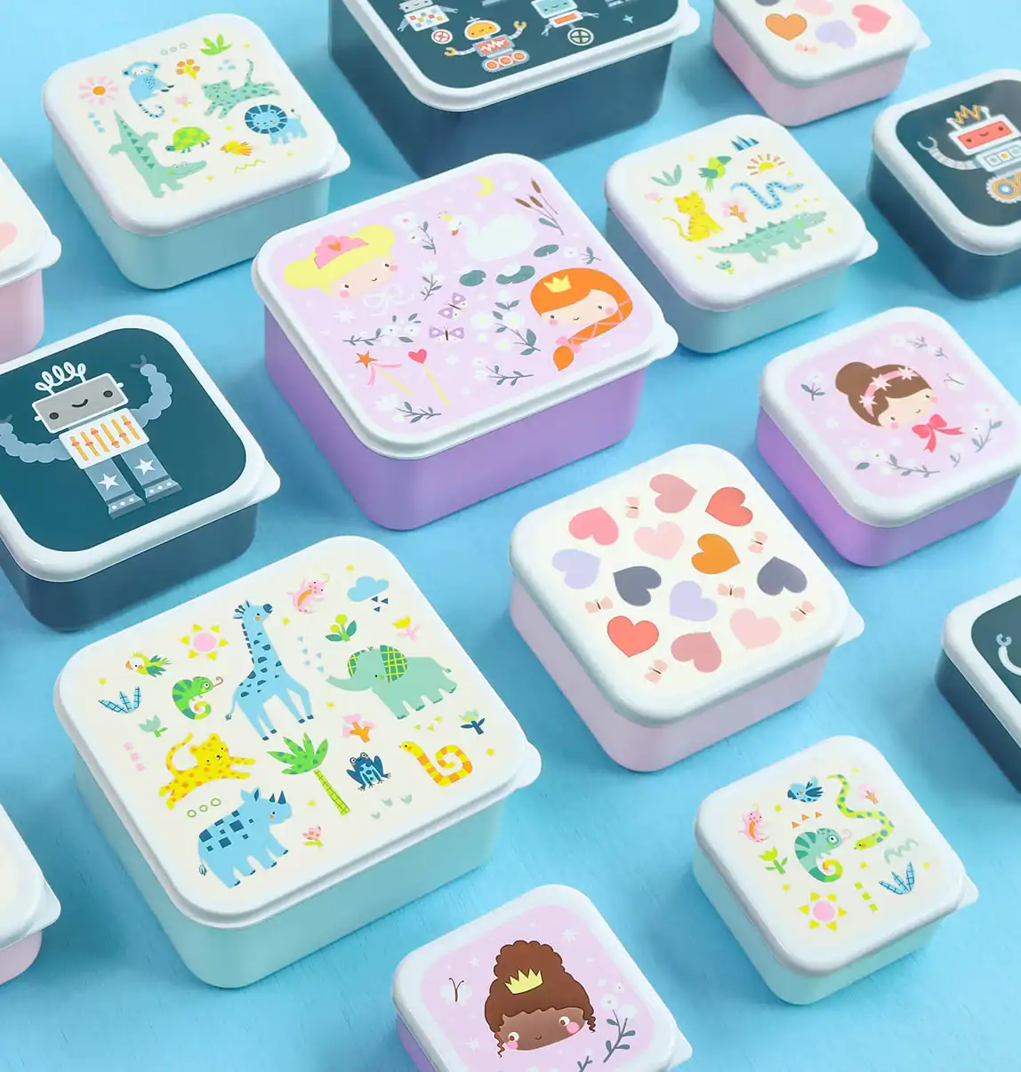 Lunch & snack box set - Jungle - Image 4