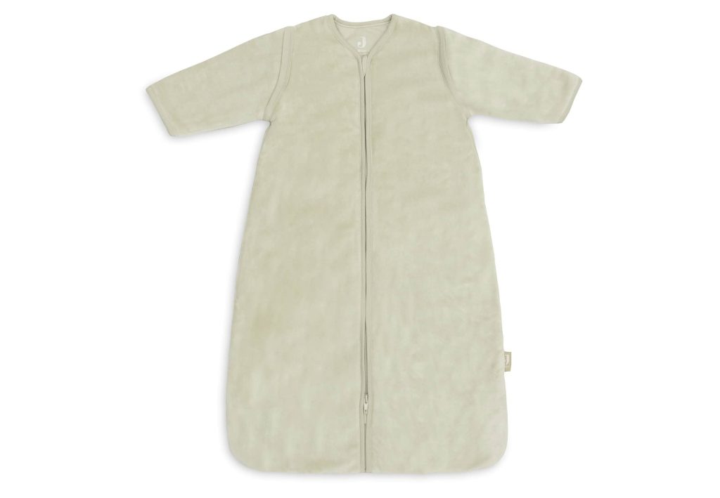 Sleeping Bag with Removable Sleeves - Velvet Soft Matcha (6-18M)