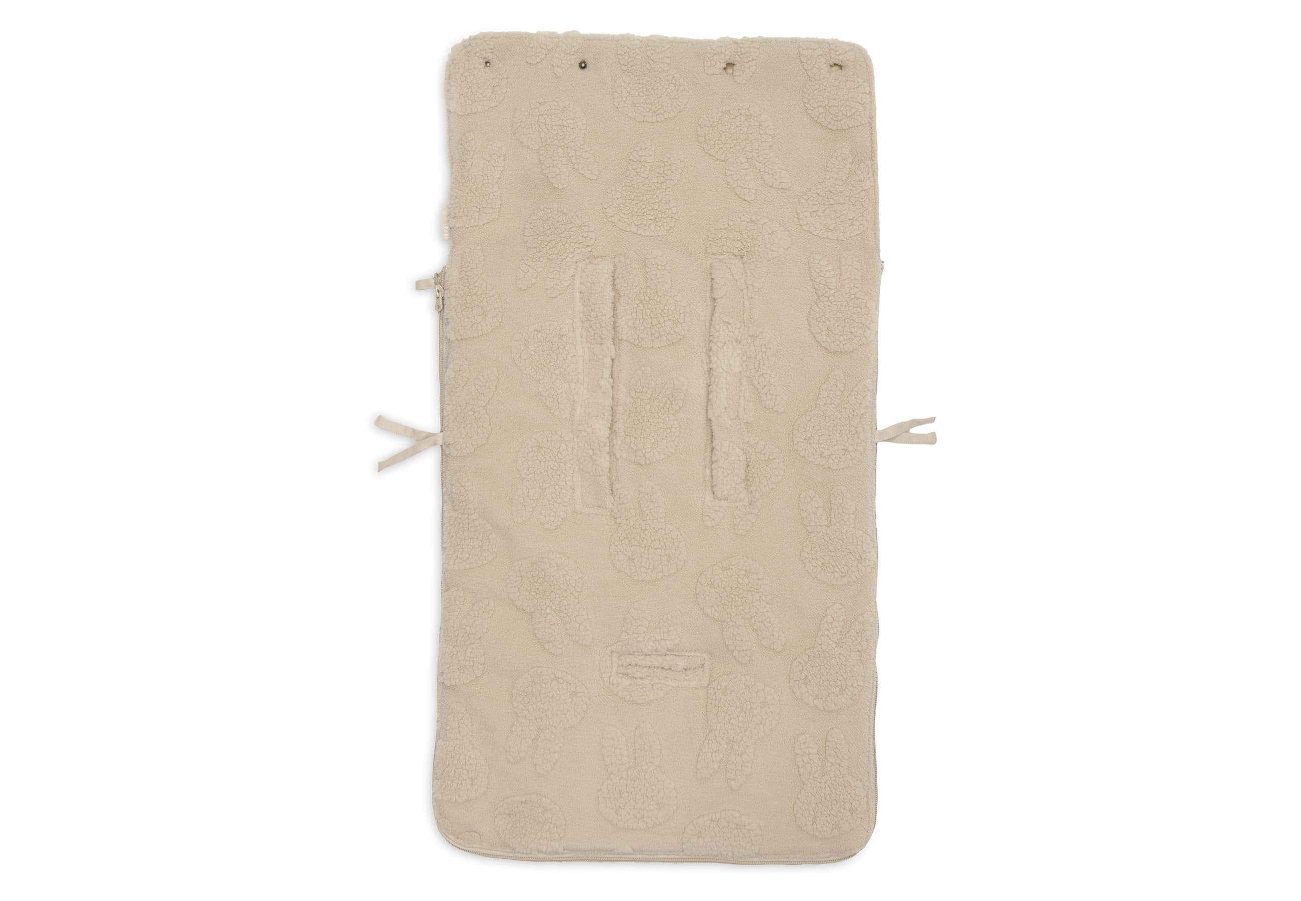 Footmuff - Miffy Jacquard Teddy 0+ Sand - Image 6