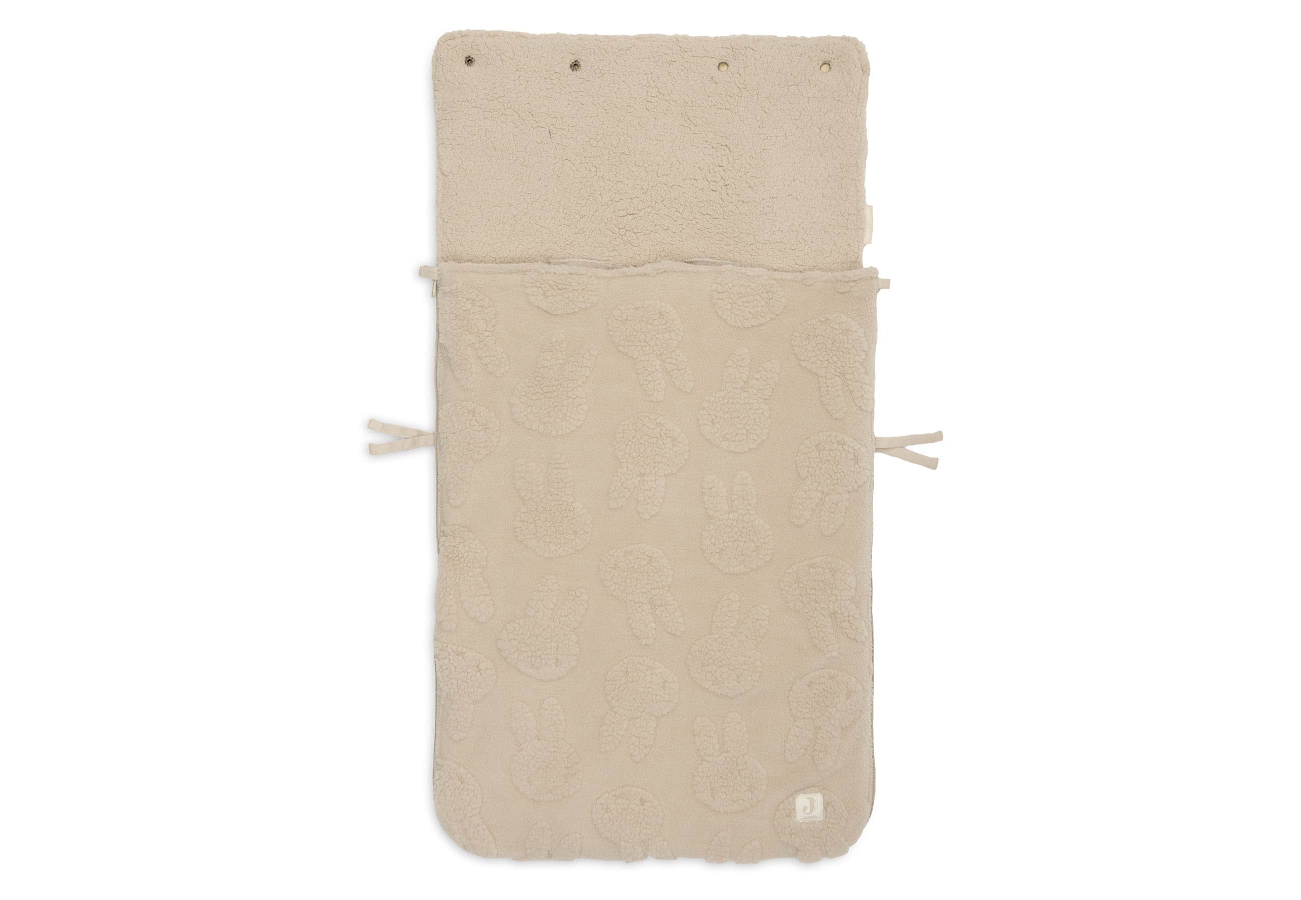 Footmuff - Miffy Jacquard Teddy 0+ Sand - Image 3
