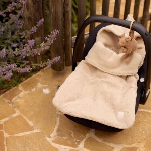 Footmuff - Miffy Jacquard Teddy 0+ Sand