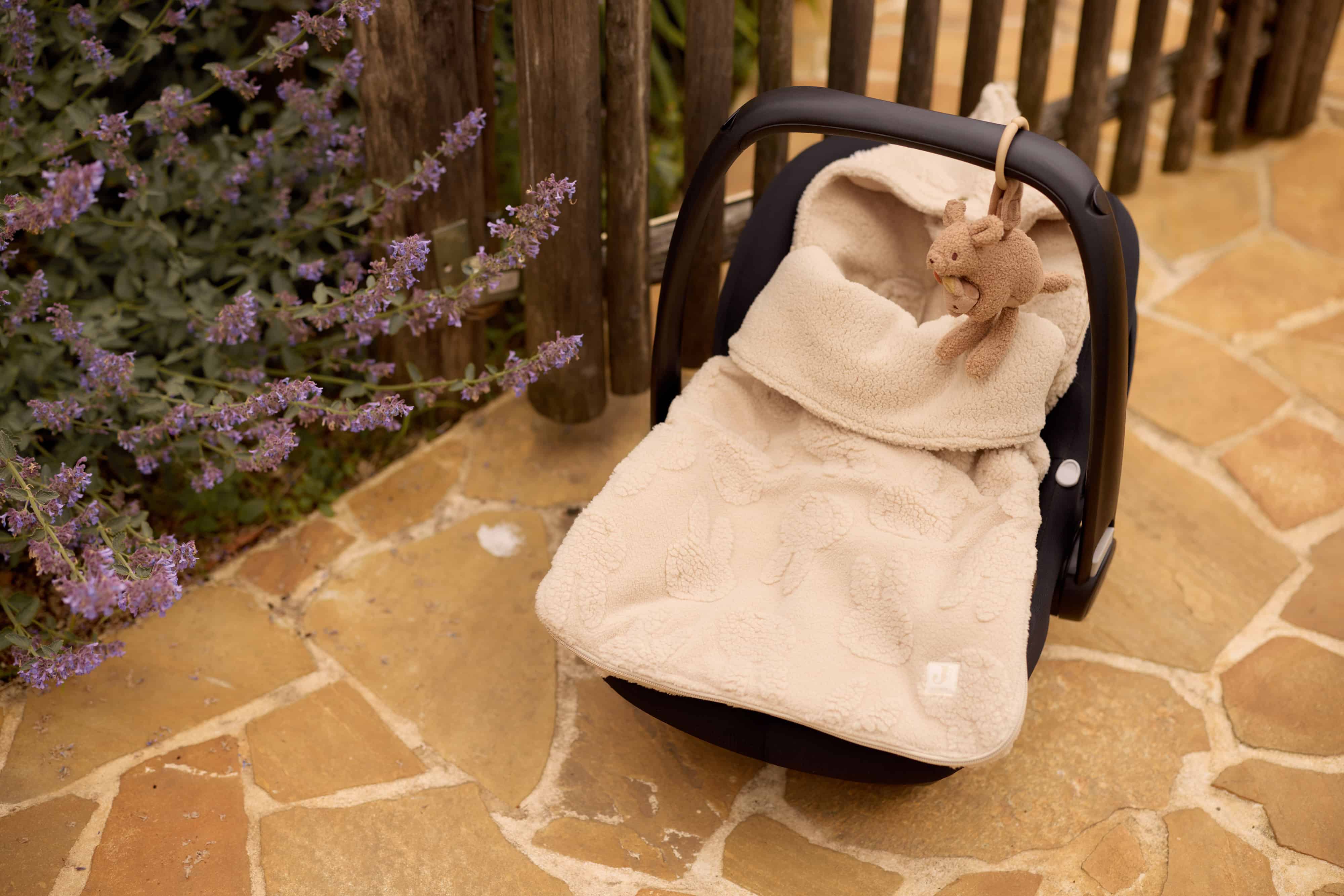 Footmuff - Miffy Jacquard Teddy 0+ Sand
